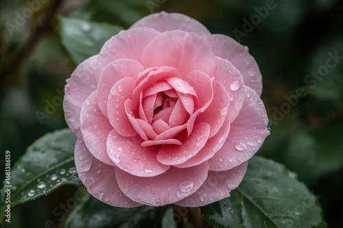 Close-up of a pink Camellia...
