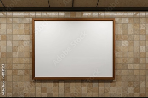 Empty canvas in a picture f...