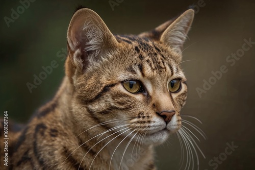 Portrait of an Asian leopard