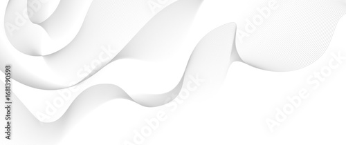 Premium background design with light gray line pattern and  white background. Abstract white horizontal vector template for cover design, business banner, brochure, prestigious voucher, luxe invite.