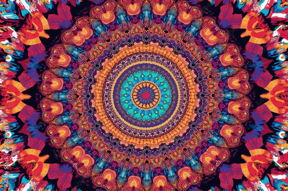 Obraz premium Colorful global pop art