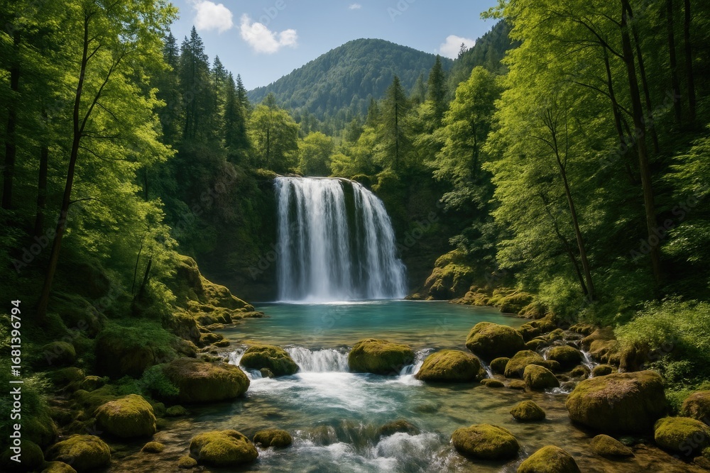 Fototapeta premium Serene water stream