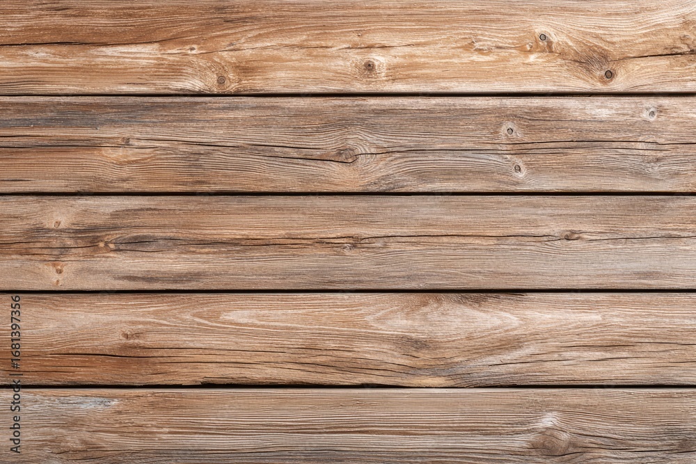 Fototapeta premium Horizontal weathered wood planks (1)