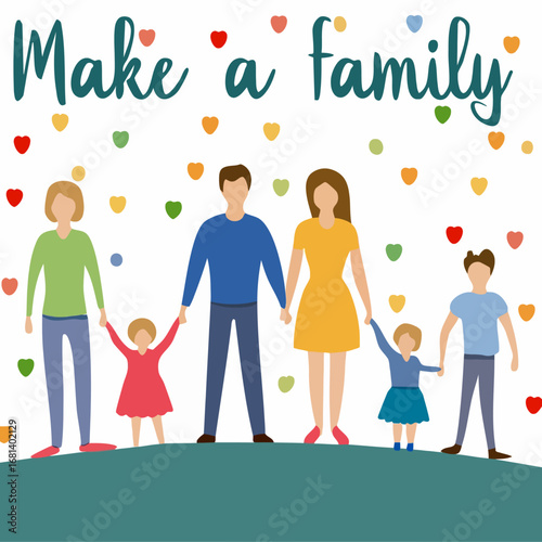 "Make a Family" Illustration