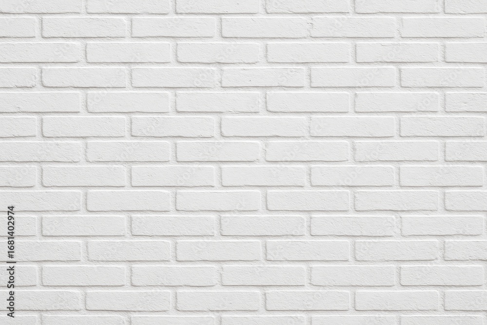 Fototapeta premium White brick wall surface for backgrounds