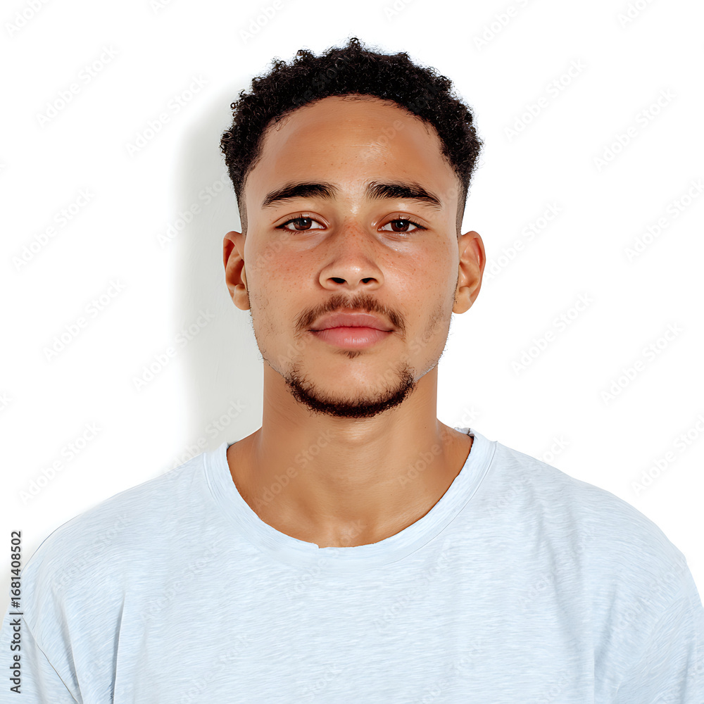 Obraz premium Brazilian Male Student Visa Photo