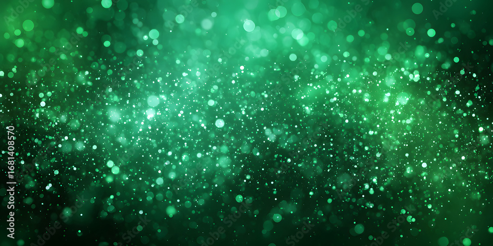 Naklejka premium Exciting Green Presentation Background