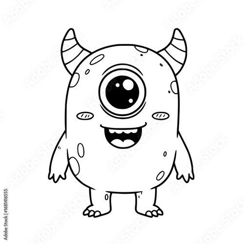 Cute One-Eyed Monster