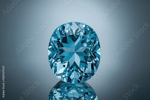 Background featuring sky blue topaz gemstones