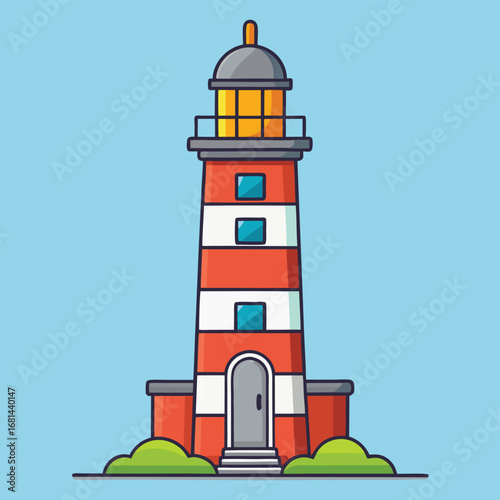 lighthouse on the island