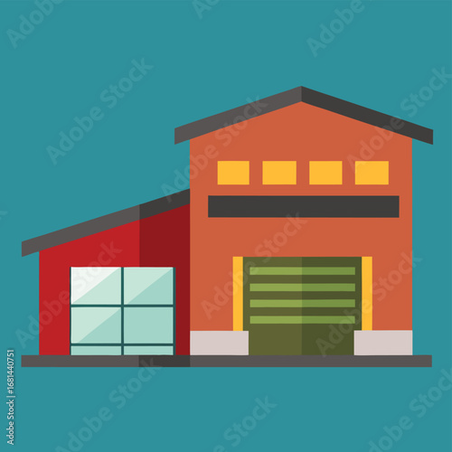 minimal flat vector warehouse building (2).eps