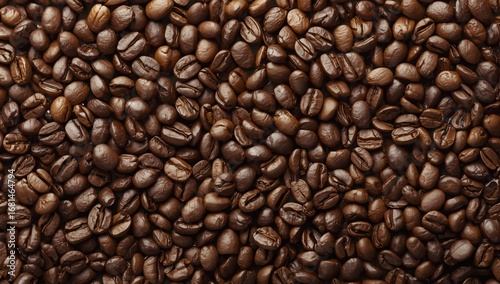 Close-up Coffee Bean Background
