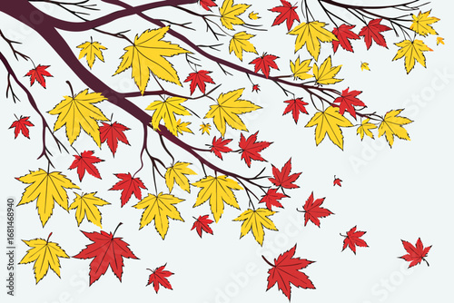 Seamless autumn leaf patterns for seasonal designs