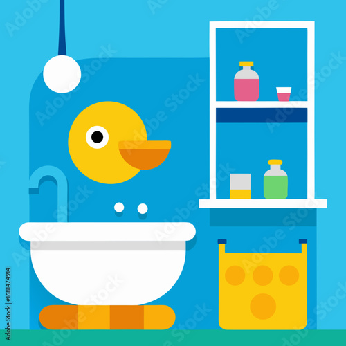 set of bathroom accessories