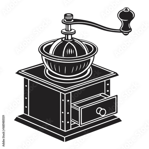 coffee grinder with beans