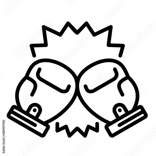 Conflict  Icon Set Multiple Style Collection