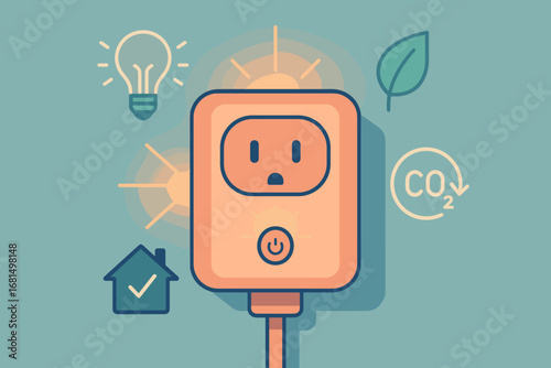 Eco-friendly power symbolizing sustainable energy and reduced emissions