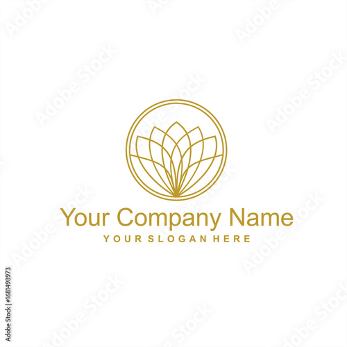 Laser Spa Logo or medical spa logo that is very luxurious and elegant