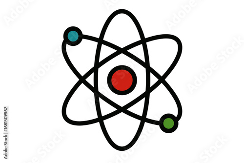 Vector Illustration of an Atomic Icon