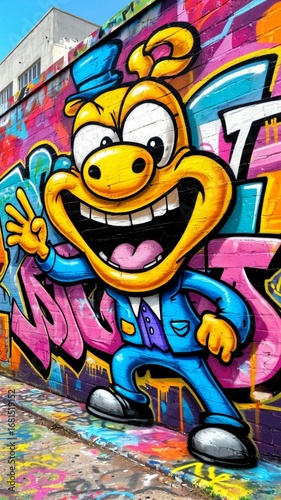 graffiti on the wall