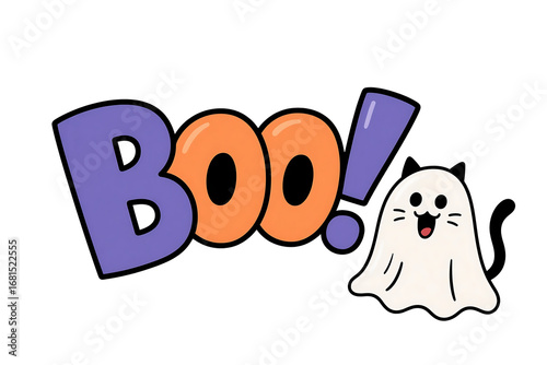 Cartoon Halloween design with 
