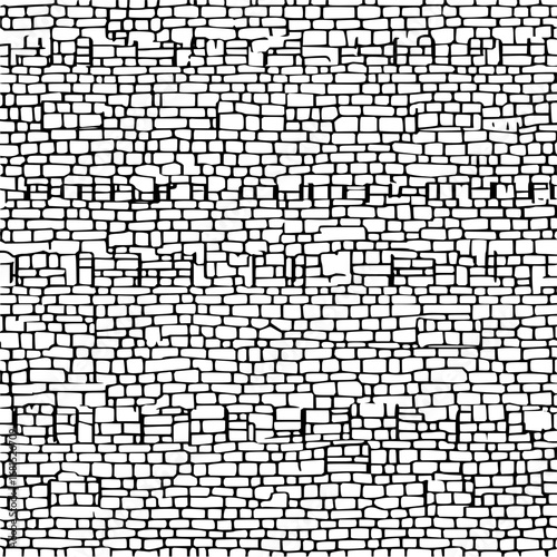 Seamless brick wall texture pattern background vector illustration for design and decoration 100