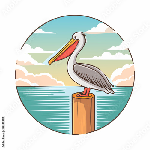 Pelican by the Sea