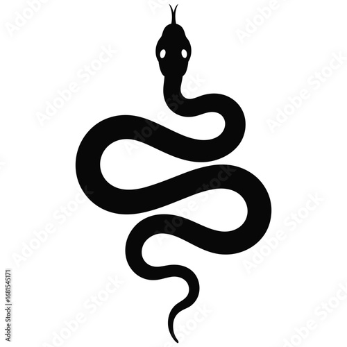 Wallpaper Mural snake vector illustration Torontodigital.ca