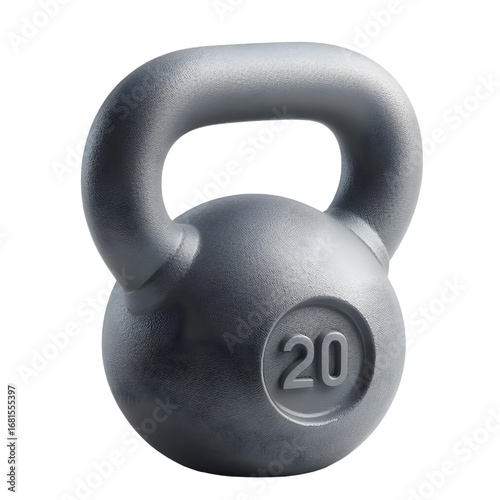 iron dumbbell isolated on white background