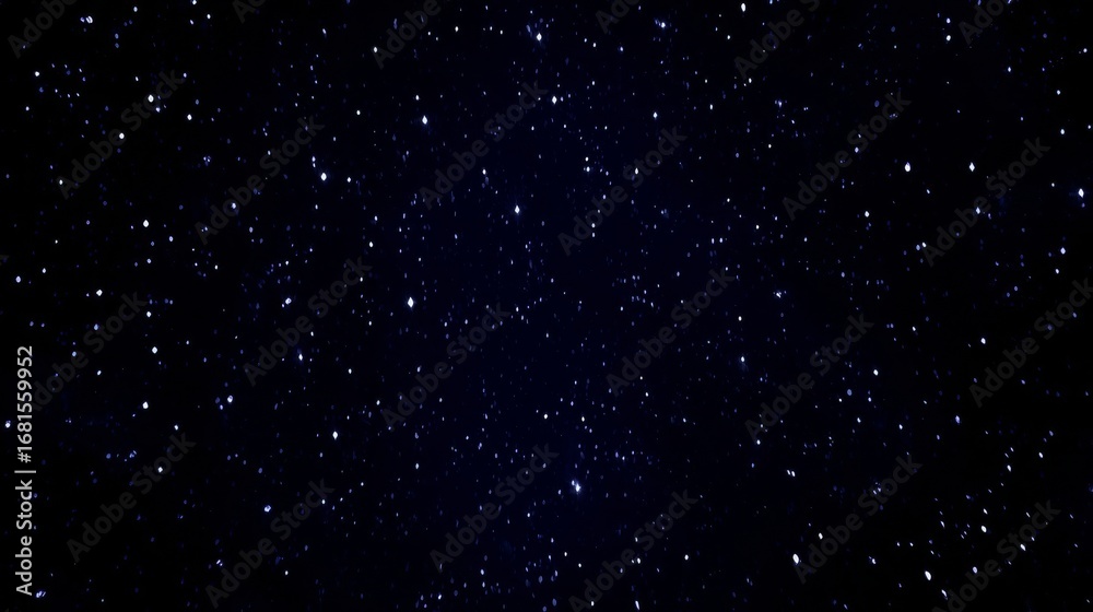 Fototapeta premium A clear night sky filled with countless stars shining brightly against the dark vast expanse,