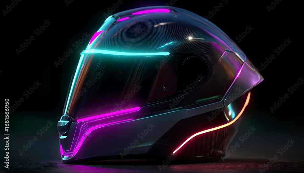 Fototapeta premium Neon Genesis Velocity Helmet