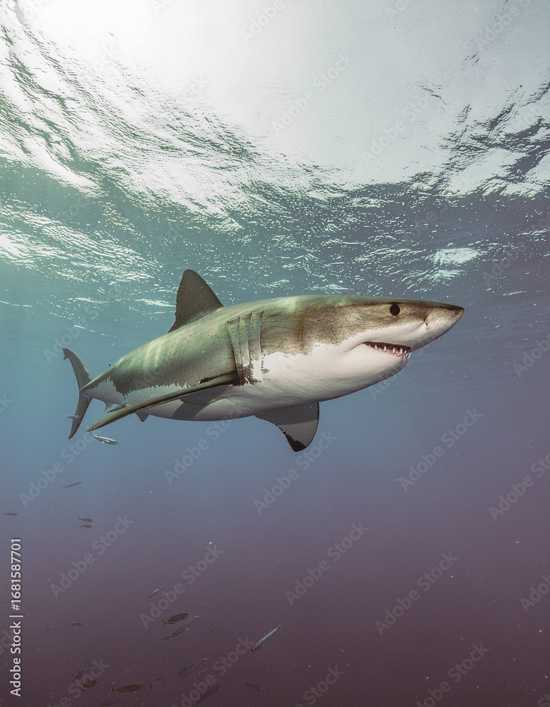 Fototapeta premium great white shark