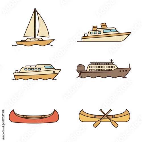 Boats illustration