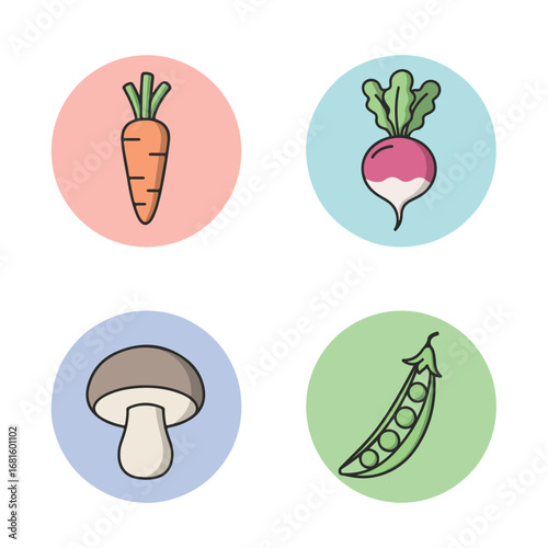 Veggie icons