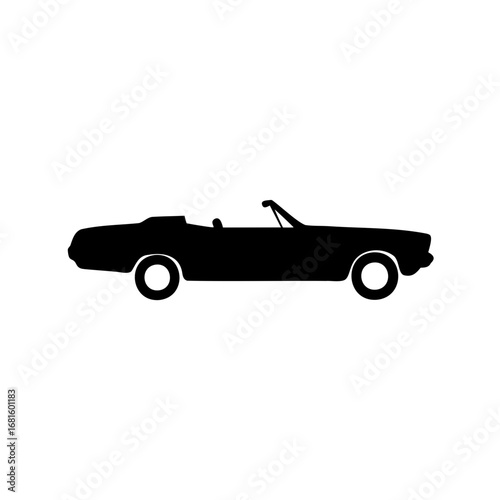 Classic Convertible Silhouette A Stylish Ride for the Open Road Enthusiast