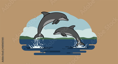 Jumping dolphins (1)