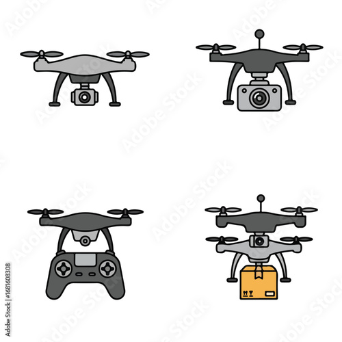Drones icons
