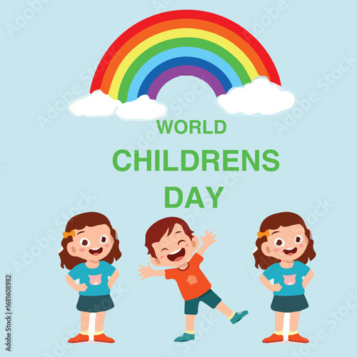 World Children Day promotes child rights protection education equality health and overall well being