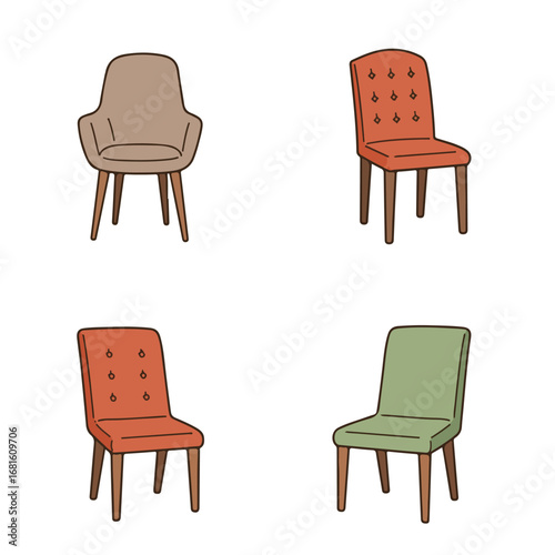 Assorted chairs