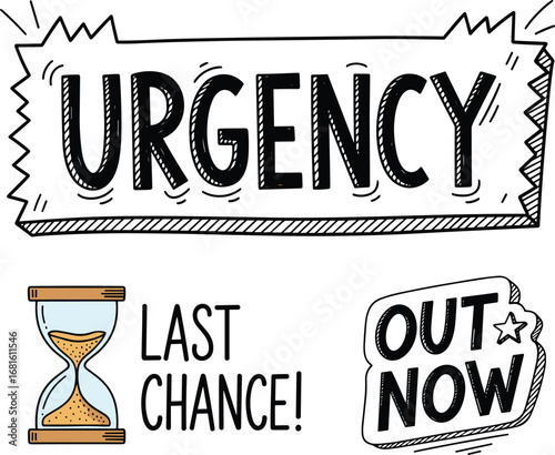 Urgency, Last Chance, Out Now with Hourglass