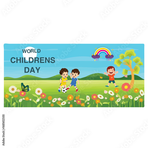 World Children Day promotes child rights protection education equality health and overall well being