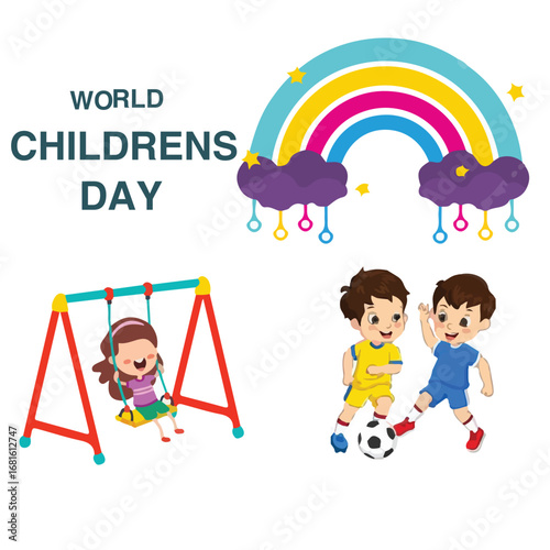 World Children Day promotes child rights protection education equality health and overall well being