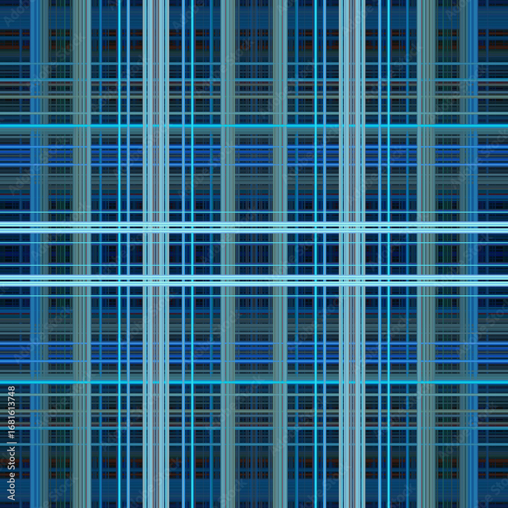Fototapeta premium Seamless abstract background. Square pattern Scotland. Background from lines