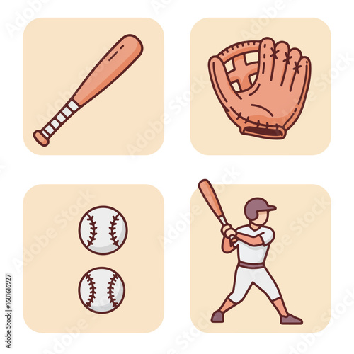 Baseball icons