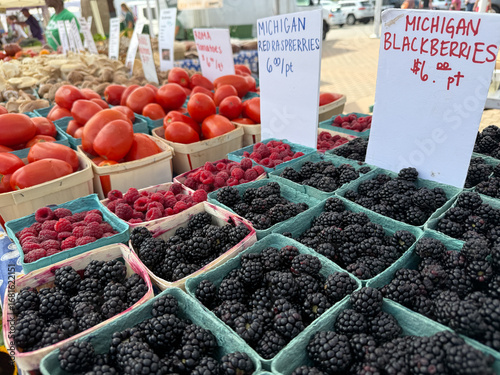Fresh Produce Market in Holland, Michigan Showcases Local Fruits and Vegetables