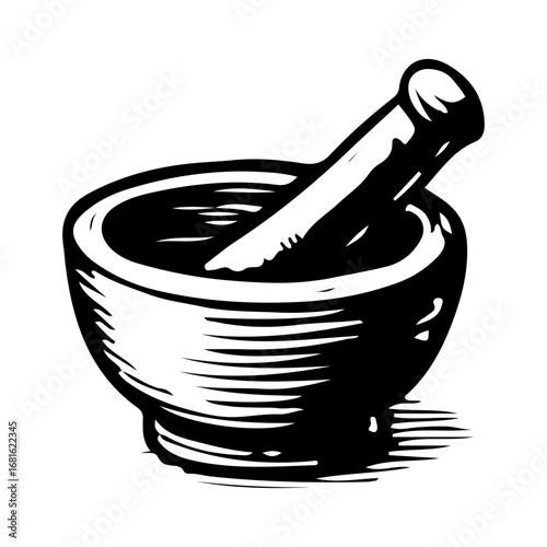 Vintage Oil Burner Icon - Hand Drawn Aromatherapy Diffuser Art