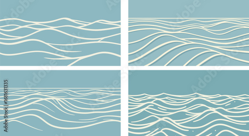 Minimalist Waves Pattern
