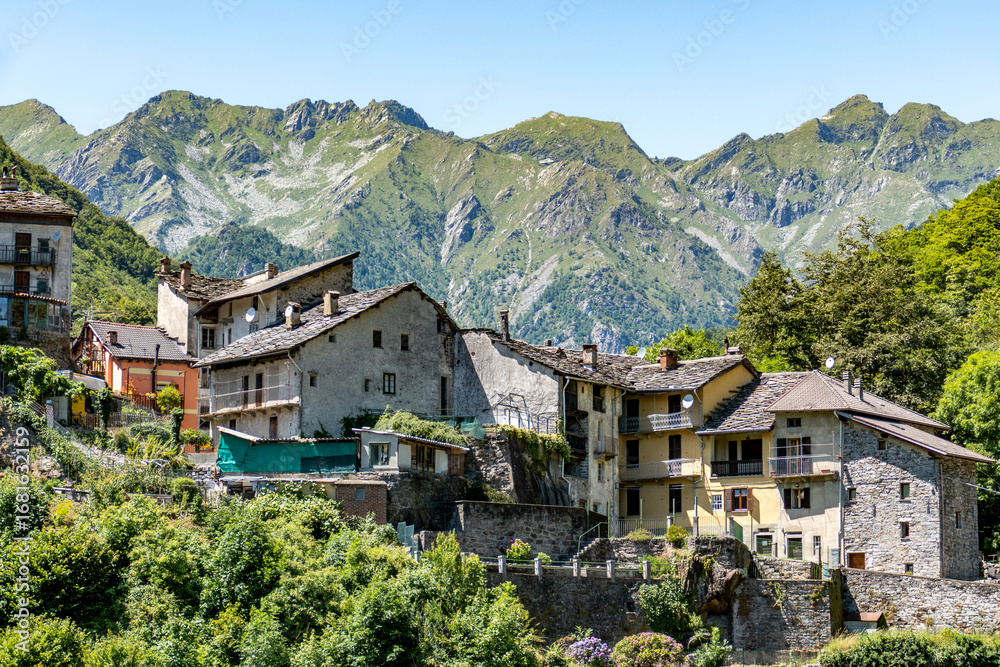 Fototapeta premium Strada Panoramica Zegna, Biella, Piemonte