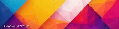 Vibrant Geometric Shapes Dynamic PowerPoint Background for Modern Business Presentations