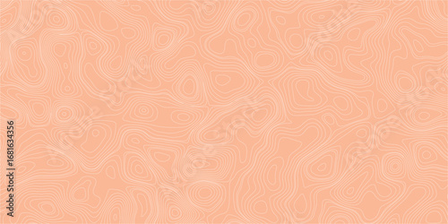 Futuristic abstract topography design with neon gradient contours and smooth curves